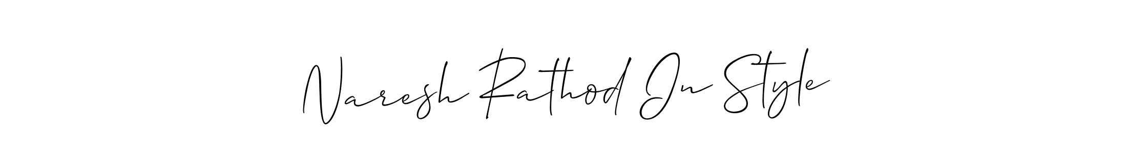 Naresh Rathod In Style stylish signature style. Best Handwritten Sign (Allison_Script) for my name. Handwritten Signature Collection Ideas for my name Naresh Rathod In Style. Naresh Rathod In Style signature style 2 images and pictures png