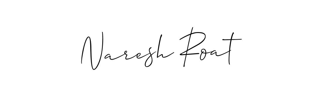 Create a beautiful signature design for name Naresh Roat. With this signature (Allison_Script) fonts, you can make a handwritten signature for free. Naresh Roat signature style 2 images and pictures png