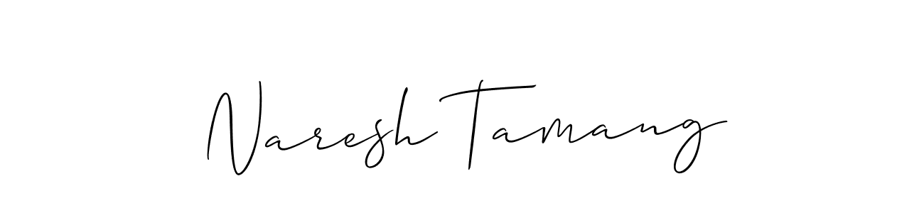 This is the best signature style for the Naresh Tamang name. Also you like these signature font (Allison_Script). Mix name signature. Naresh Tamang signature style 2 images and pictures png
