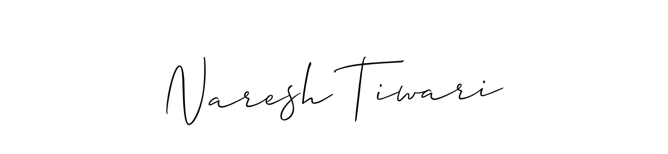 Also we have Naresh Tiwari name is the best signature style. Create professional handwritten signature collection using Allison_Script autograph style. Naresh Tiwari signature style 2 images and pictures png