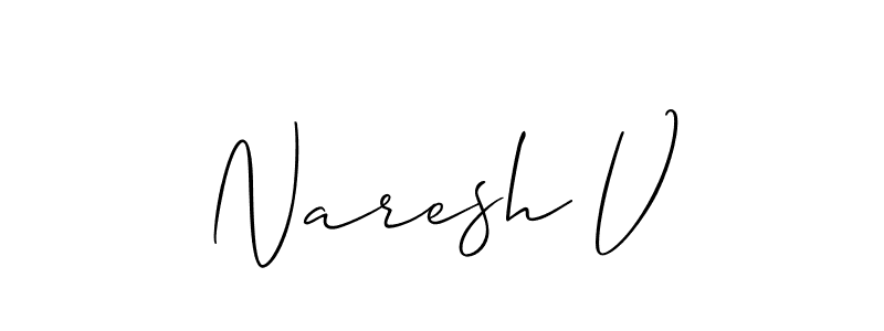 This is the best signature style for the Naresh V name. Also you like these signature font (Allison_Script). Mix name signature. Naresh V signature style 2 images and pictures png