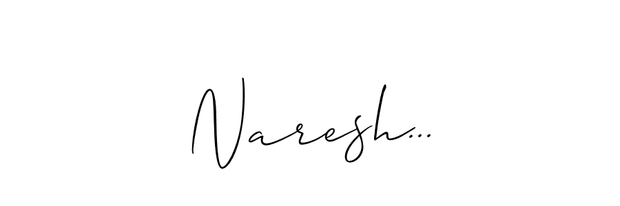 How to Draw Naresh... signature style? Allison_Script is a latest design signature styles for name Naresh.... Naresh... signature style 2 images and pictures png