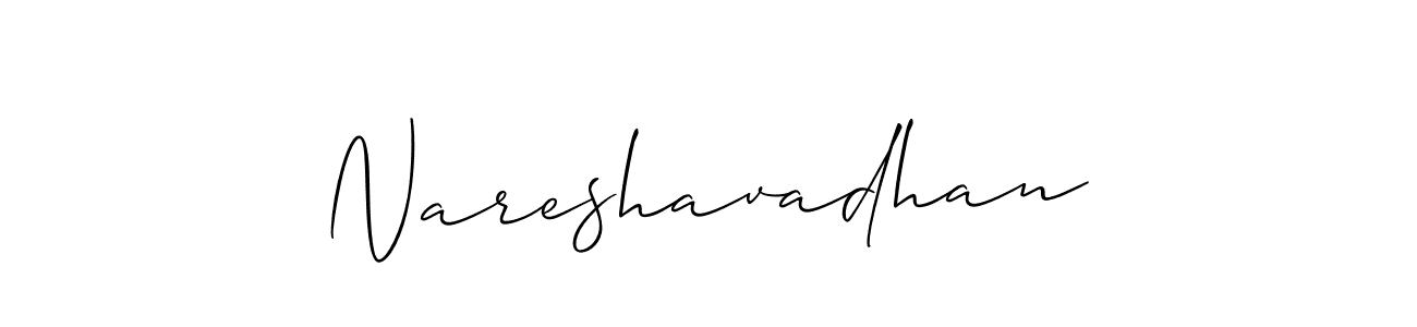 Nareshavadhan stylish signature style. Best Handwritten Sign (Allison_Script) for my name. Handwritten Signature Collection Ideas for my name Nareshavadhan. Nareshavadhan signature style 2 images and pictures png