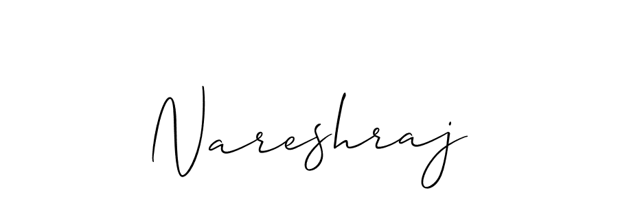 How to Draw Nareshraj signature style? Allison_Script is a latest design signature styles for name Nareshraj. Nareshraj signature style 2 images and pictures png