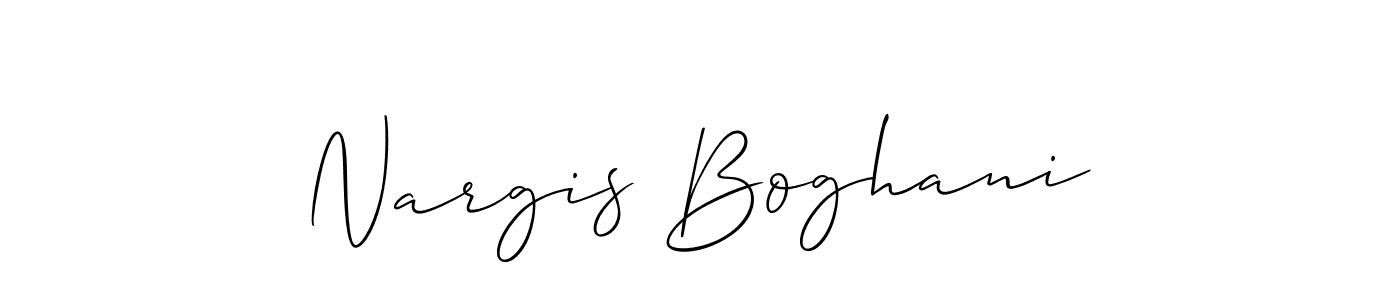 Similarly Allison_Script is the best handwritten signature design. Signature creator online .You can use it as an online autograph creator for name Nargis Boghani. Nargis Boghani signature style 2 images and pictures png