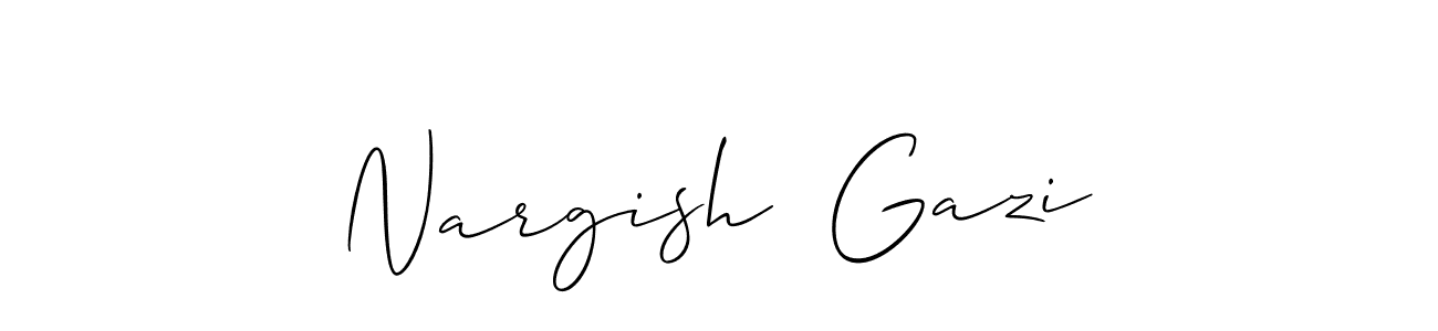 Best and Professional Signature Style for Nargish  Gazi. Allison_Script Best Signature Style Collection. Nargish  Gazi signature style 2 images and pictures png