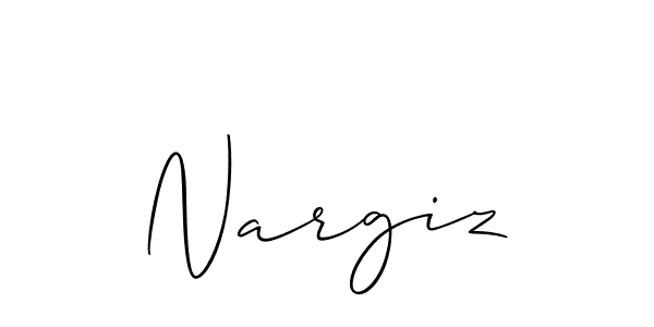 How to Draw Nargiz signature style? Allison_Script is a latest design signature styles for name Nargiz. Nargiz signature style 2 images and pictures png