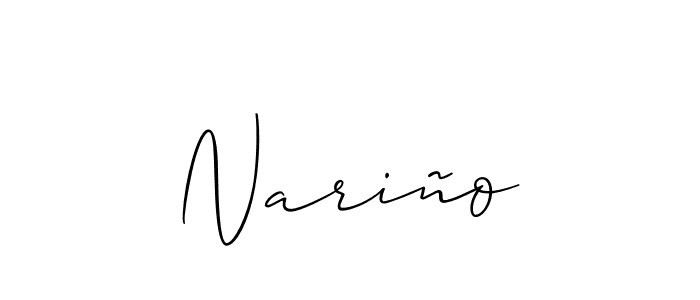 Make a beautiful signature design for name Nariño. Use this online signature maker to create a handwritten signature for free. Nariño signature style 2 images and pictures png