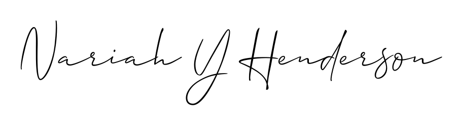 You should practise on your own different ways (Allison_Script) to write your name (Nariah Y Henderson) in signature. Don't let someone else do it for you. Nariah Y Henderson signature style 2 images and pictures png