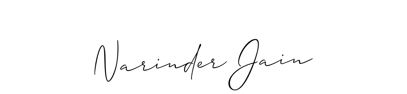 Make a beautiful signature design for name Narinder Jain. Use this online signature maker to create a handwritten signature for free. Narinder Jain signature style 2 images and pictures png