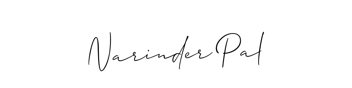 It looks lik you need a new signature style for name Narinder Pal. Design unique handwritten (Allison_Script) signature with our free signature maker in just a few clicks. Narinder Pal signature style 2 images and pictures png