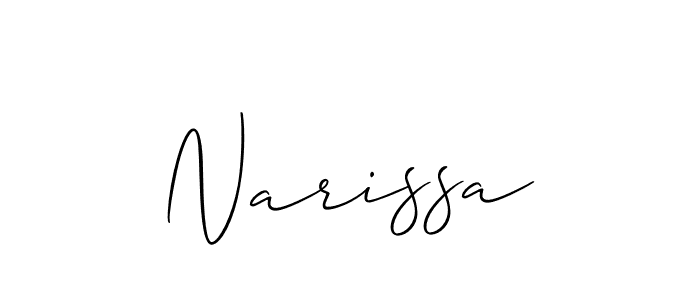 Here are the top 10 professional signature styles for the name Narissa. These are the best autograph styles you can use for your name. Narissa signature style 2 images and pictures png