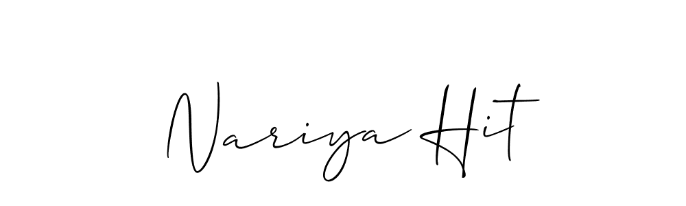 Here are the top 10 professional signature styles for the name Nariya Hit. These are the best autograph styles you can use for your name. Nariya Hit signature style 2 images and pictures png