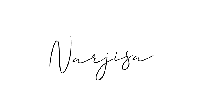 Also we have Narjisa name is the best signature style. Create professional handwritten signature collection using Allison_Script autograph style. Narjisa signature style 2 images and pictures png