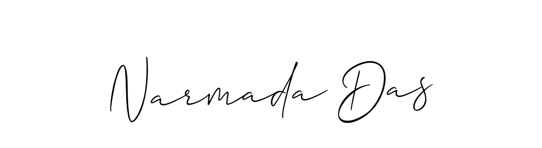 It looks lik you need a new signature style for name Narmada Das. Design unique handwritten (Allison_Script) signature with our free signature maker in just a few clicks. Narmada Das signature style 2 images and pictures png