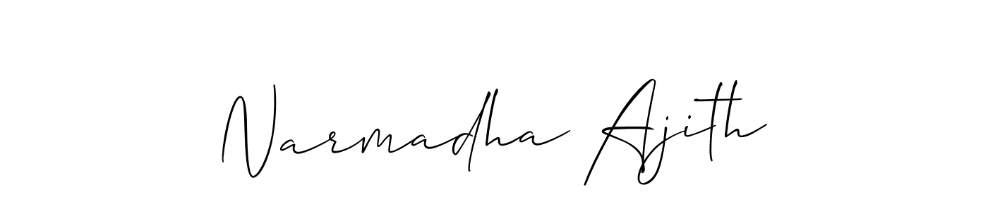 Here are the top 10 professional signature styles for the name Narmadha Ajith. These are the best autograph styles you can use for your name. Narmadha Ajith signature style 2 images and pictures png