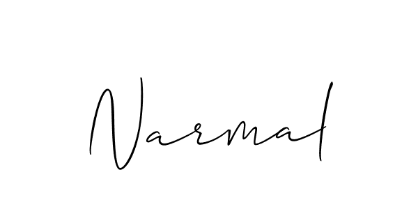 Similarly Allison_Script is the best handwritten signature design. Signature creator online .You can use it as an online autograph creator for name Narmal. Narmal signature style 2 images and pictures png