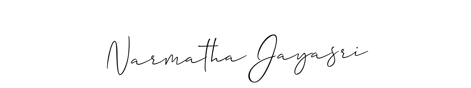 Best and Professional Signature Style for Narmatha Jayasri. Allison_Script Best Signature Style Collection. Narmatha Jayasri signature style 2 images and pictures png