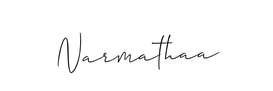 Narmathaa stylish signature style. Best Handwritten Sign (Allison_Script) for my name. Handwritten Signature Collection Ideas for my name Narmathaa. Narmathaa signature style 2 images and pictures png