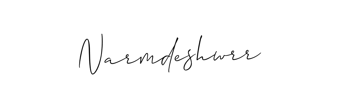 How to make Narmdeshwrr signature? Allison_Script is a professional autograph style. Create handwritten signature for Narmdeshwrr name. Narmdeshwrr signature style 2 images and pictures png