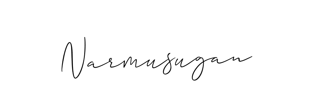 The best way (Allison_Script) to make a short signature is to pick only two or three words in your name. The name Narmusugan include a total of six letters. For converting this name. Narmusugan signature style 2 images and pictures png