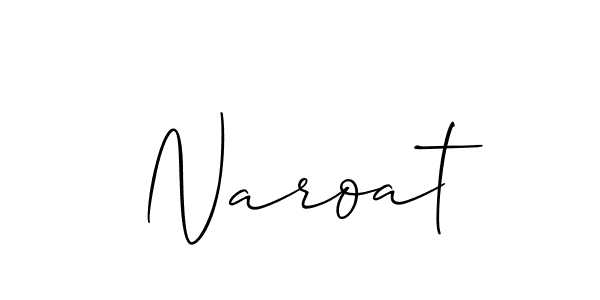 Make a beautiful signature design for name Naroat. With this signature (Allison_Script) style, you can create a handwritten signature for free. Naroat signature style 2 images and pictures png