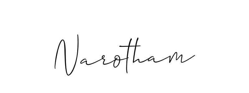 if you are searching for the best signature style for your name Narotham. so please give up your signature search. here we have designed multiple signature styles  using Allison_Script. Narotham signature style 2 images and pictures png