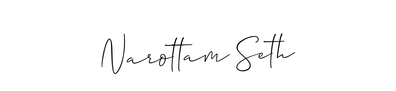 Make a beautiful signature design for name Narottam Seth. Use this online signature maker to create a handwritten signature for free. Narottam Seth signature style 2 images and pictures png