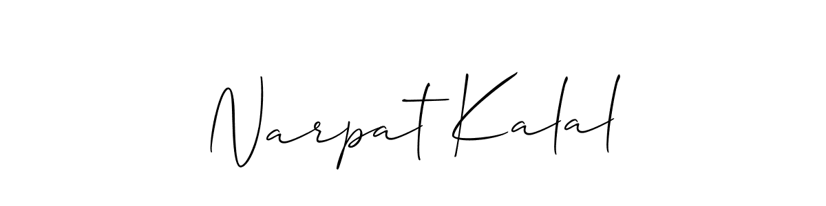 This is the best signature style for the Narpat Kalal name. Also you like these signature font (Allison_Script). Mix name signature. Narpat Kalal signature style 2 images and pictures png