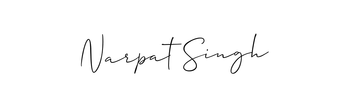 Also we have Narpat Singh name is the best signature style. Create professional handwritten signature collection using Allison_Script autograph style. Narpat Singh signature style 2 images and pictures png