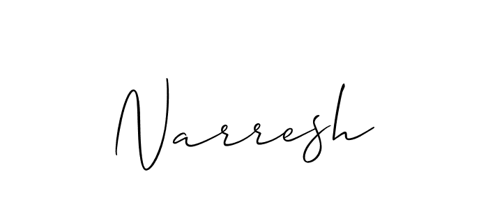 Check out images of Autograph of Narresh name. Actor Narresh Signature Style. Allison_Script is a professional sign style online. Narresh signature style 2 images and pictures png