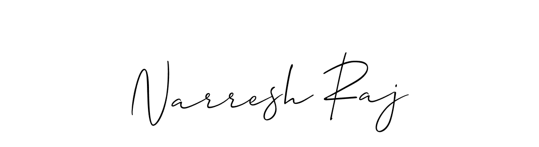 Make a beautiful signature design for name Narresh Raj. Use this online signature maker to create a handwritten signature for free. Narresh Raj signature style 2 images and pictures png