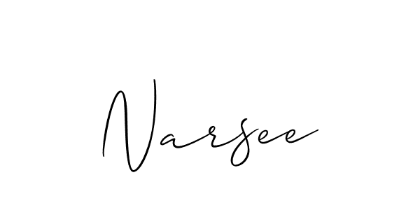 Make a short Narsee signature style. Manage your documents anywhere anytime using Allison_Script. Create and add eSignatures, submit forms, share and send files easily. Narsee signature style 2 images and pictures png