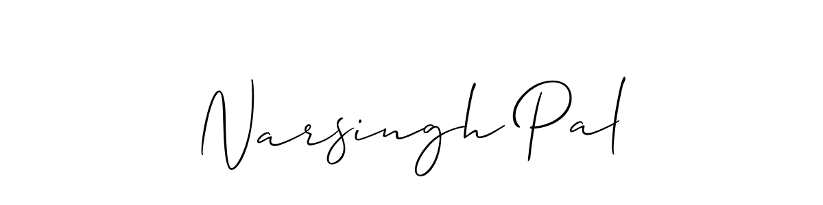 Also we have Narsingh Pal name is the best signature style. Create professional handwritten signature collection using Allison_Script autograph style. Narsingh Pal signature style 2 images and pictures png