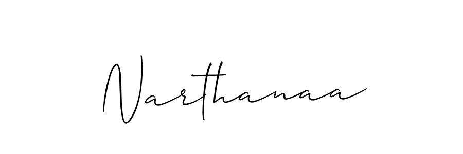 Similarly Allison_Script is the best handwritten signature design. Signature creator online .You can use it as an online autograph creator for name Narthanaa. Narthanaa signature style 2 images and pictures png