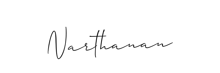 You should practise on your own different ways (Allison_Script) to write your name (Narthanan) in signature. don't let someone else do it for you. Narthanan signature style 2 images and pictures png