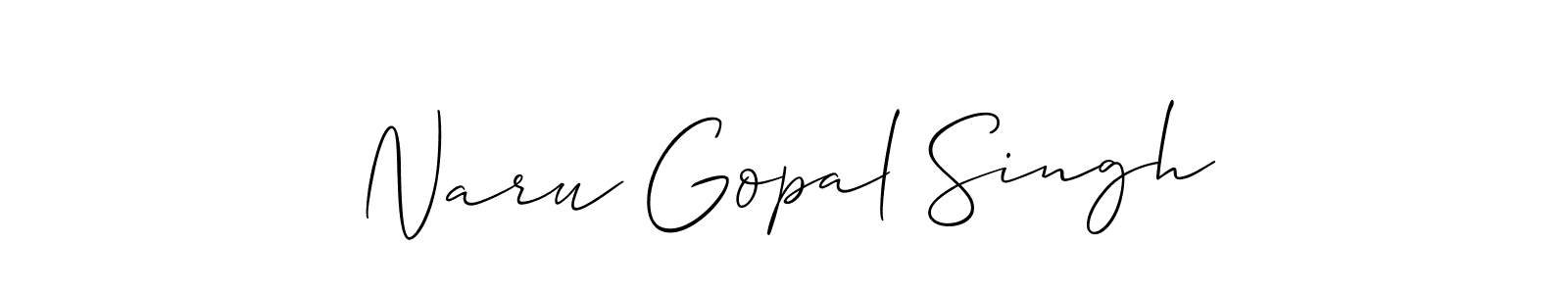 See photos of Naru Gopal Singh official signature by Spectra . Check more albums & portfolios. Read reviews & check more about Allison_Script font. Naru Gopal Singh signature style 2 images and pictures png