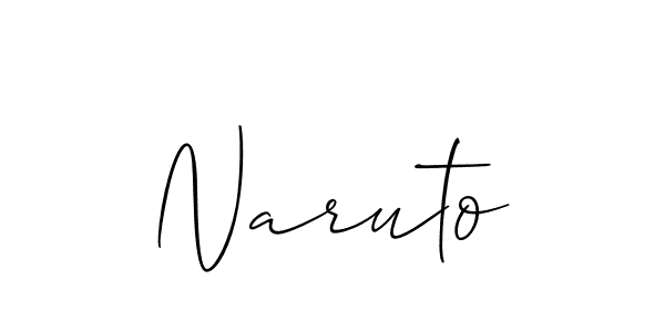 Make a beautiful signature design for name Naruto. With this signature (Allison_Script) style, you can create a handwritten signature for free. Naruto signature style 2 images and pictures png
