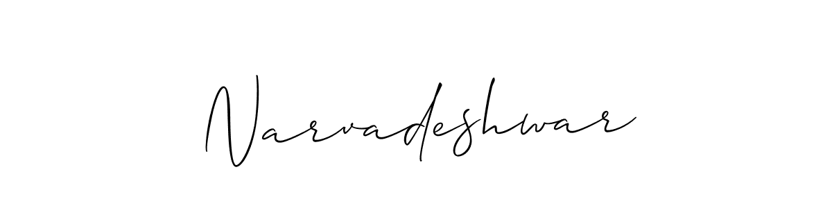 This is the best signature style for the Narvadeshwar name. Also you like these signature font (Allison_Script). Mix name signature. Narvadeshwar signature style 2 images and pictures png