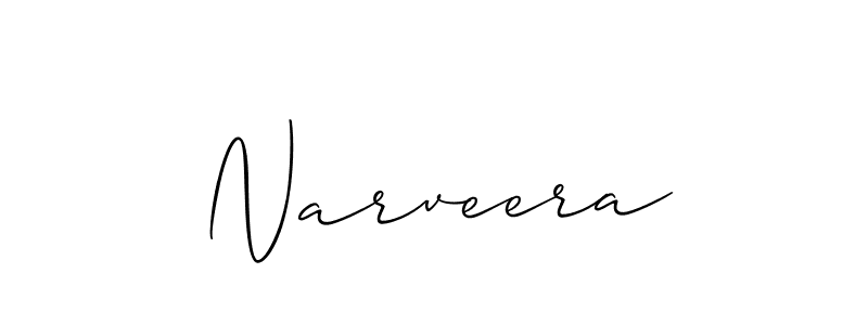 Make a beautiful signature design for name Narveera. Use this online signature maker to create a handwritten signature for free. Narveera signature style 2 images and pictures png