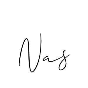How to Draw Nas signature style? Allison_Script is a latest design signature styles for name Nas. Nas signature style 2 images and pictures png