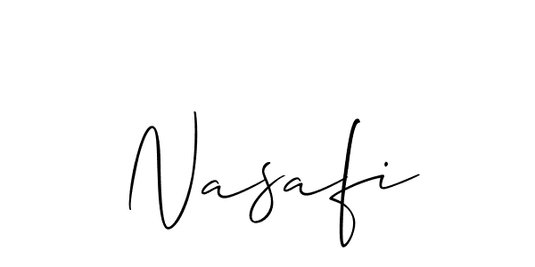 You can use this online signature creator to create a handwritten signature for the name Nasafi. This is the best online autograph maker. Nasafi signature style 2 images and pictures png