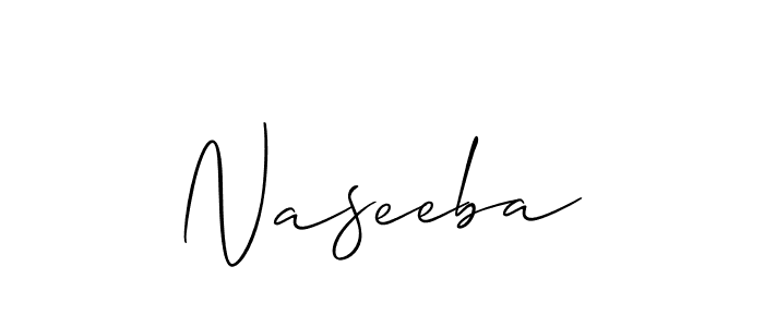 You can use this online signature creator to create a handwritten signature for the name Naseeba. This is the best online autograph maker. Naseeba signature style 2 images and pictures png