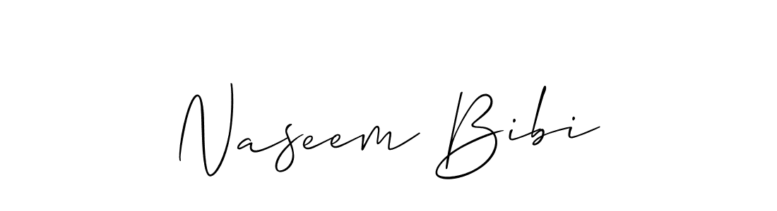 The best way (Allison_Script) to make a short signature is to pick only two or three words in your name. The name Naseem Bibi include a total of six letters. For converting this name. Naseem Bibi signature style 2 images and pictures png