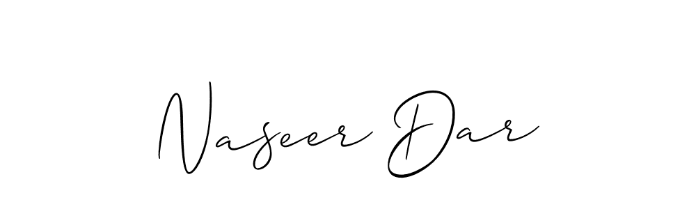 Make a beautiful signature design for name Naseer Dar. Use this online signature maker to create a handwritten signature for free. Naseer Dar signature style 2 images and pictures png