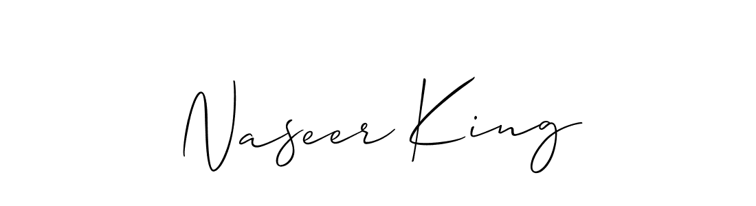 Best and Professional Signature Style for Naseer King. Allison_Script Best Signature Style Collection. Naseer King signature style 2 images and pictures png