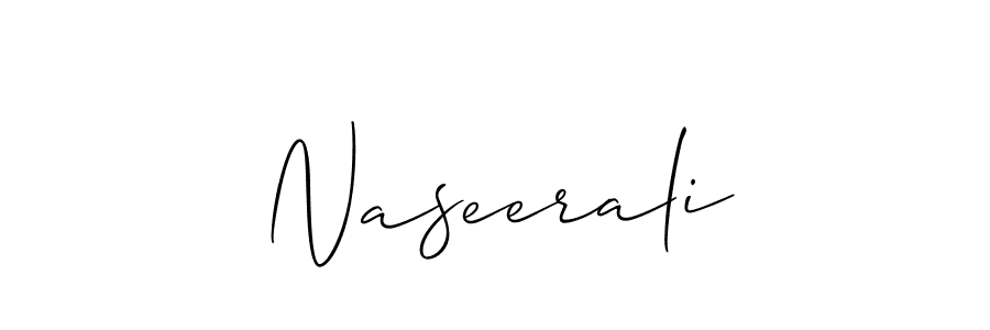 You can use this online signature creator to create a handwritten signature for the name Naseerali. This is the best online autograph maker. Naseerali signature style 2 images and pictures png