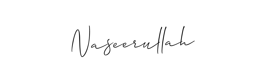 Make a beautiful signature design for name Naseerullah. With this signature (Allison_Script) style, you can create a handwritten signature for free. Naseerullah signature style 2 images and pictures png