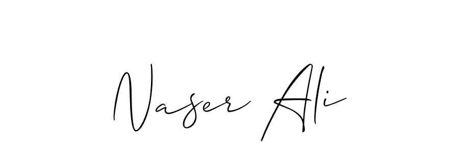 Allison_Script is a professional signature style that is perfect for those who want to add a touch of class to their signature. It is also a great choice for those who want to make their signature more unique. Get Naser Ali name to fancy signature for free. Naser Ali signature style 2 images and pictures png