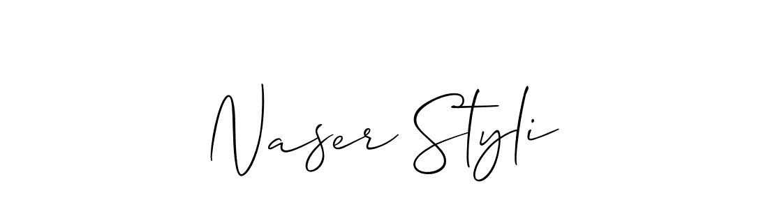 Best and Professional Signature Style for Naser Styli. Allison_Script Best Signature Style Collection. Naser Styli signature style 2 images and pictures png